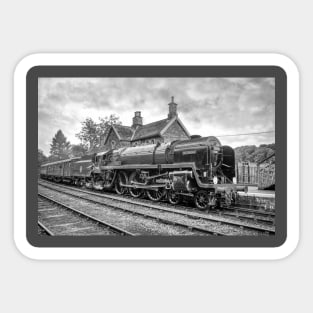 70000 Britannia - Black and White Sticker